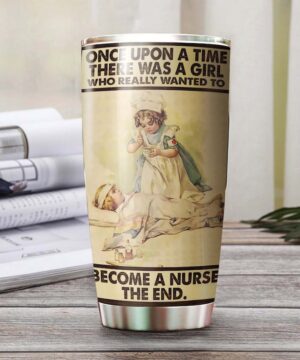 A girl who really want to become a nurse| personalized tumbler gift - 30 oz