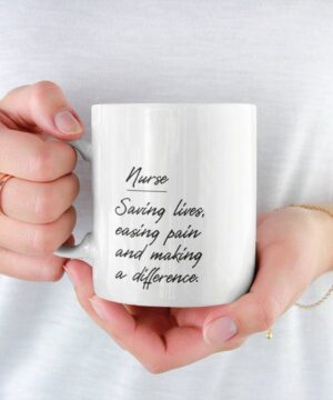 Beautiful quote about nurse| personalized gift mug for mom - 15 oz