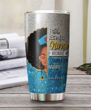I like to become a nurse| personalized gift tumbler for daughter - 30 oz