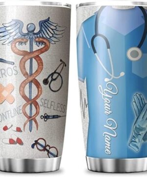 Hero, frontline, sefless nurse| personalized tumbler - 30 oz
