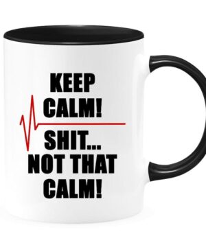 Keep calm| funny personalized color gift mug for nurse - 15 oz