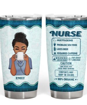 Multitasking - gift for nurse - personalized tumbler gift