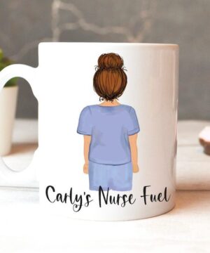 Nurse fuel| personalised gift mug for girlfriend and wife - 15 oz