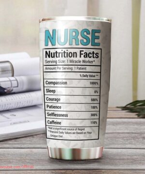 Nurse funny facts clay style| personalized nurse tumbler - 30 oz