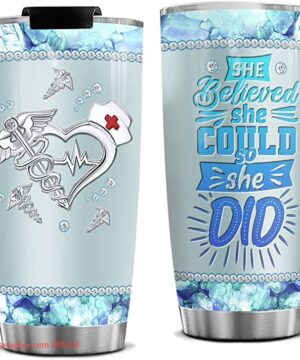 Inspration quote timbler gift for nurse| unique tumbler gift nurse