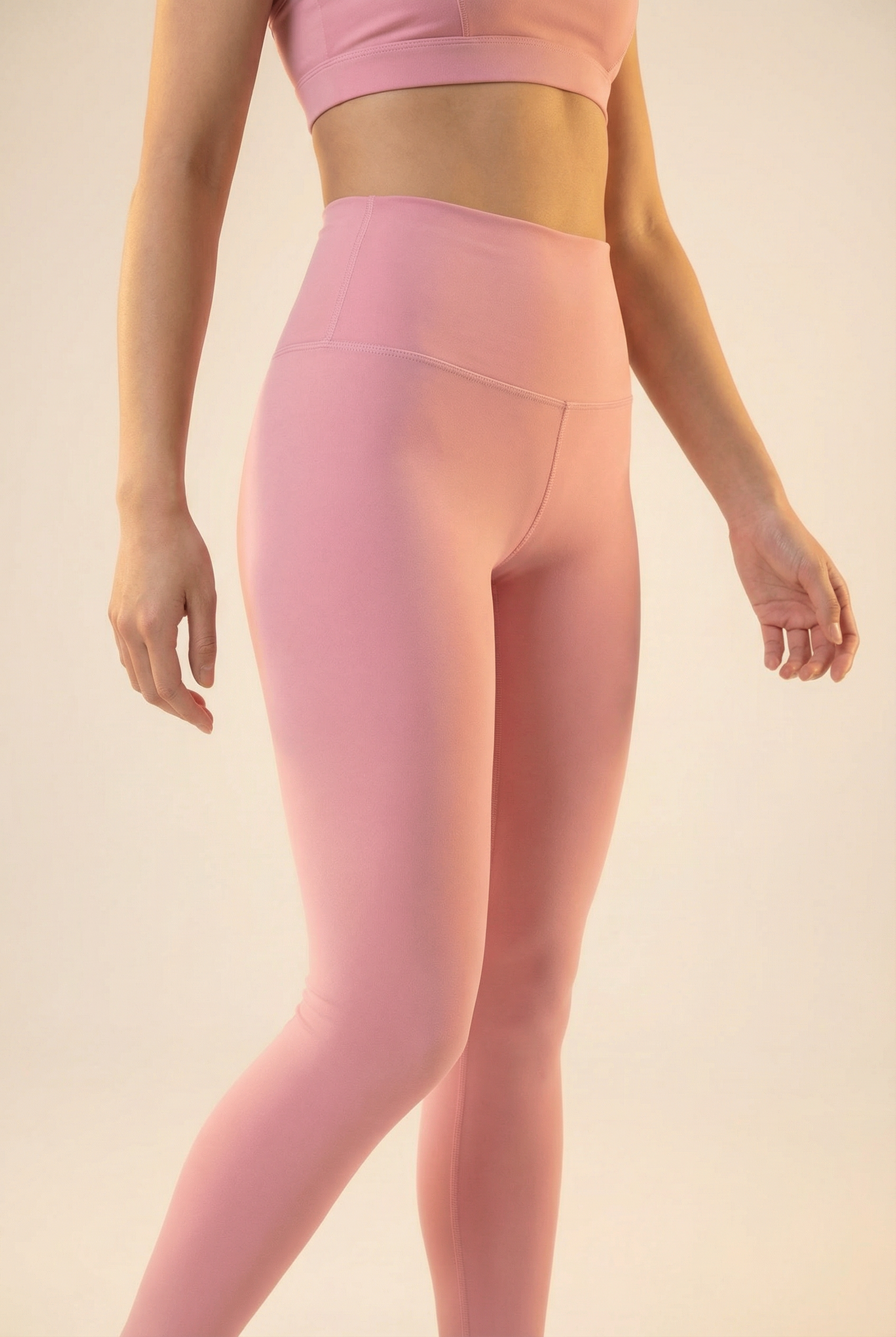 Contour High-Waist Legging in Powder Pink