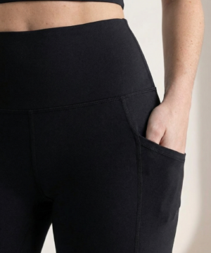 CoreFit High-Waist Pocket Performance Legging in Black, view 4