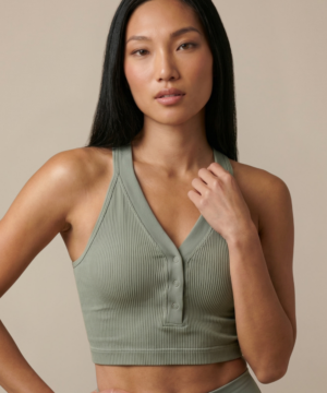 CoreFit Racerback Sports Bra in Green
