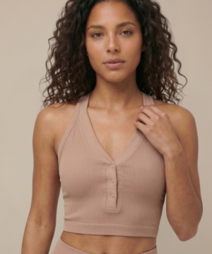 CoreFit Racerback Sports Bra in Pink