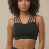 CoreFit Strappy Sports Bra in Black