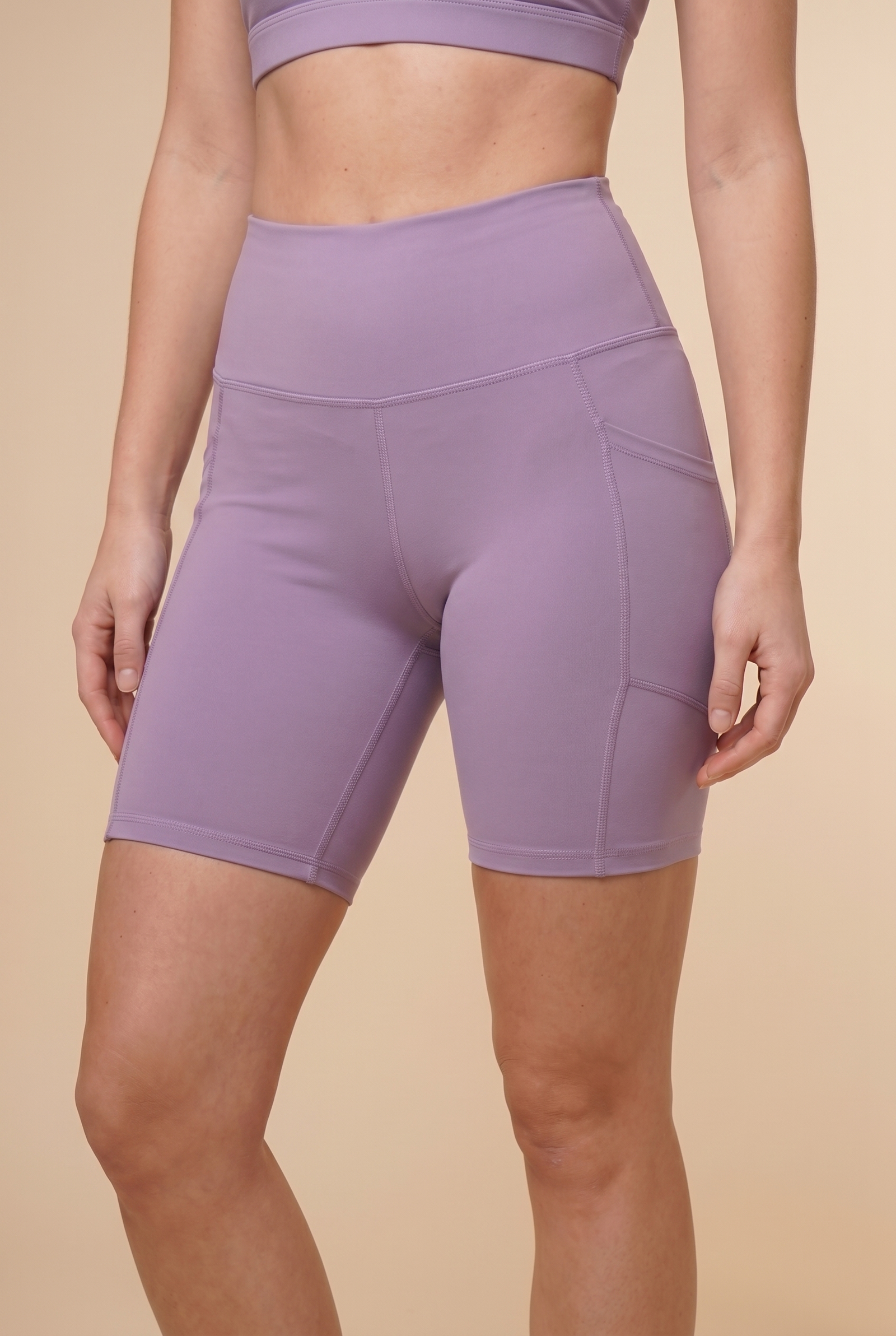 Flex 3-Pocket Bike Shorts in Bean Paste