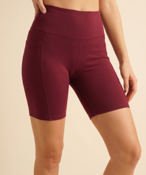 Flex 3-Pocket Bike Shorts in Bordeaux