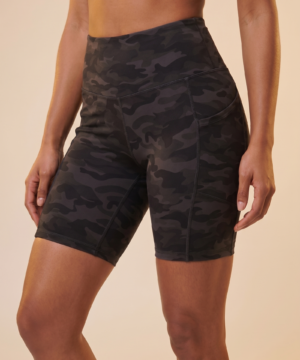 Flex 3-Pocket Bike Shorts in Camo Gray