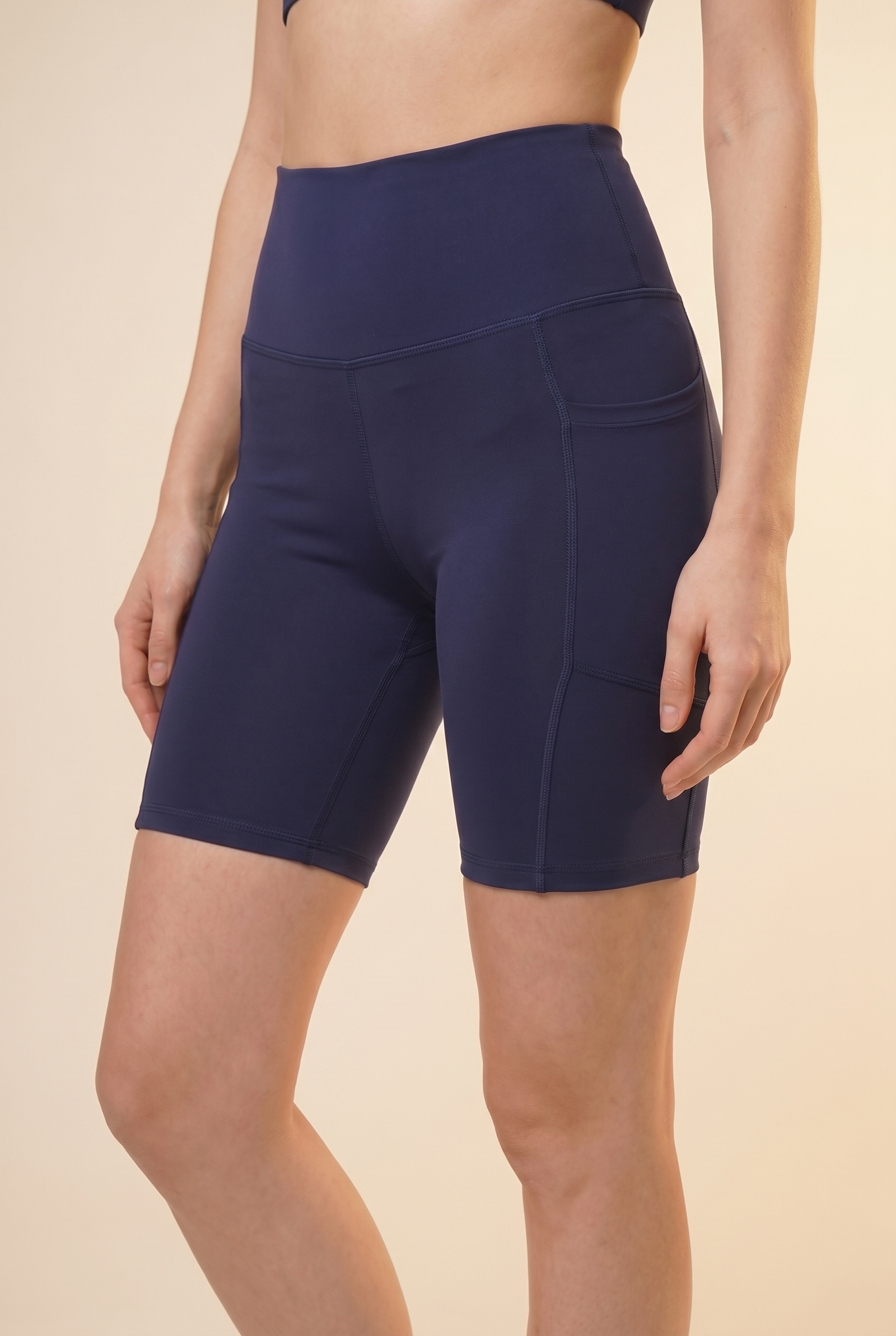 Flex 3-Pocket Bike Shorts in Navy