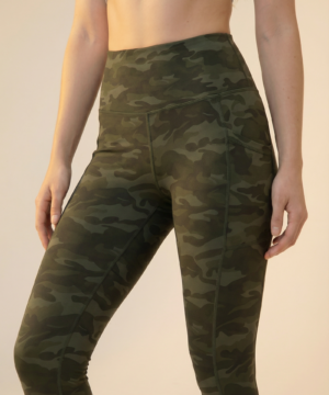 FlexPocket High-Waist Legging in Green Camo