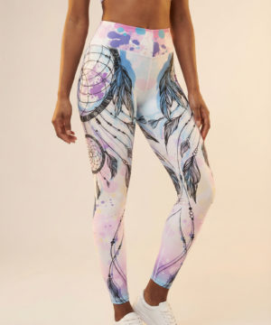 StudioPrint High-Waist Legging in Pink