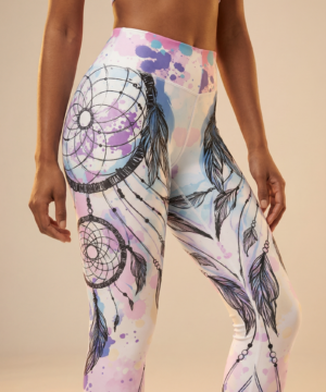 StudioPrint High-Waist Legging in Pink, view 3