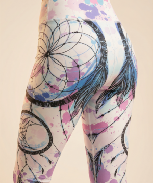 StudioPrint High-Waist Legging in Pink, view 5