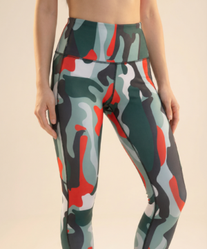 StudioPrint Multi Camo High-Waist Legging in Camo