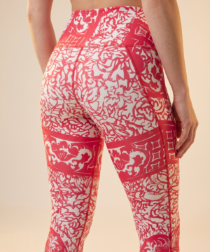 StudioPrint Ornamental High-Waist Legging in Pink, view 4