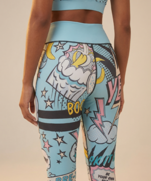 StudioPrint Pop Art High-Waist Legging in Blue, view 5