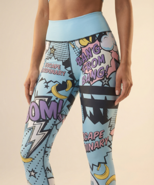 StudioPrint Pop Art High-Waist Legging in Blue